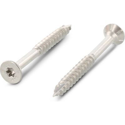 INOX ART. 9147 Konstrukční vrut se zápustnou hlavou a žebrováním pod hlavou, samořezné na TORX, nerez A2 Varianta: Vrut zápustná hlava se žebrováním TORX, samořezné - nerez A2 4,0X80/48 TX20 – Zbozi.Blesk.cz