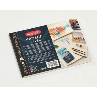 Skicár 23x30cm INKTENSE DERWENT 300g/m2 cold press 20 listov
