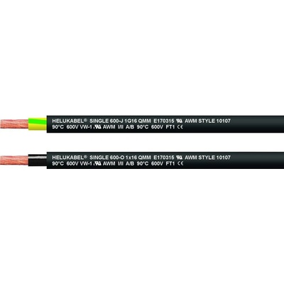 Helu 10889-100 kábel SINGLE 600-J 1 x 35 mm² zelenožltá 100 m