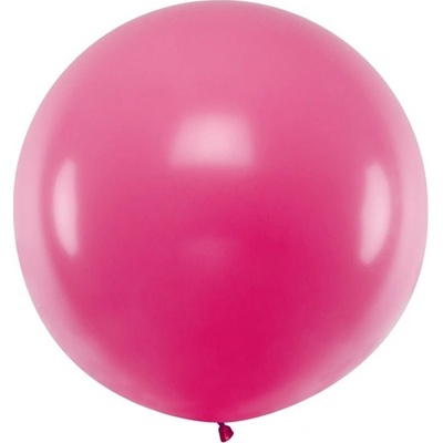 PartyDeco Jumbo balon pastelový růžový 1 m