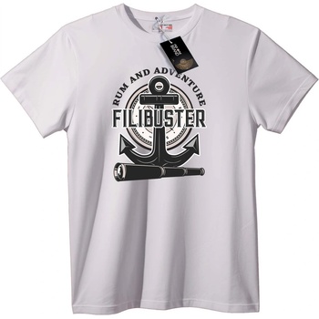 NOONEBRAND Тениска Морски Фilibuster - 2XL, White