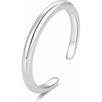Beneto Minimalistický strieborný prsteň na nohu AGGF494