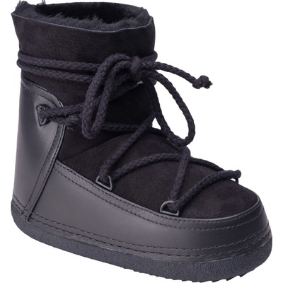 Kožené snehule Inuikii CLASSIC WEDGE čierne 75203-005