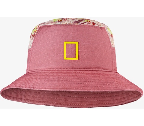 Buff Sun Bucket Hat temara damask