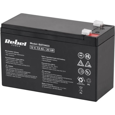 REBEL 12V 7.5Ah
