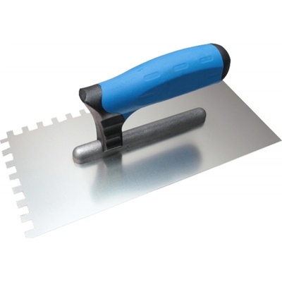KUBALA Hladítko nerezové zubové softgrip | 270x130 mm, zub 4x4 mm