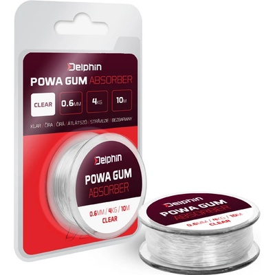 DELPHIN POWA GUM Absorber Čirá 8m 0,8mm 6kg