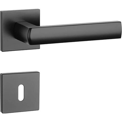 APRILE kování AT - HOSTA - HR 7S zamak kl./kl. + PZ rozety, BS - černá mat 8584138428018