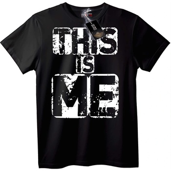 NOONEBRAND Тениска Това съм аз - 2XL, Black