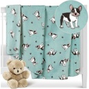 Bellatex Detská prikrývka Ella Buldoček modrá