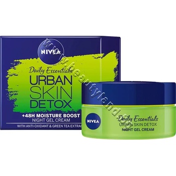 Image 1 of Nivea Нощен крем Nivea Essentials Urban Skin Defence + 48H Moisture Boost, p/n NI-82551 - Нощен крем за лице за предпазване от външните влияния и мигновена хидратация (NI-82551)