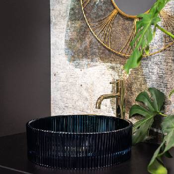 Image 1 of Rea Умивалник за плот Rea Ingrid Black (REA-U6800)