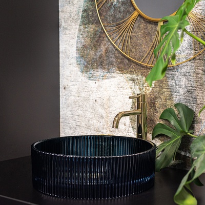 Rea Умивалник за плот Rea Ingrid Black (REA-U6800)