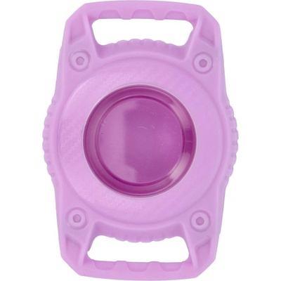 PTK držák pro Apple AirTag na zvířecí obojek pásek batohu fialový 5903396309250