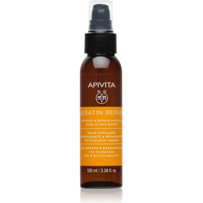APIVITA Keratin Repair Nourish Repair Hair Oil олио за коса за суха и увредена коса 100ml