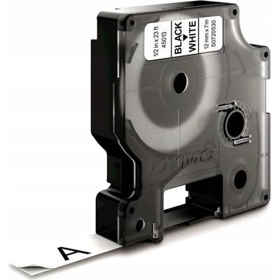Páska Dymo D1 45013 12 mm x 7 m čierno-biela