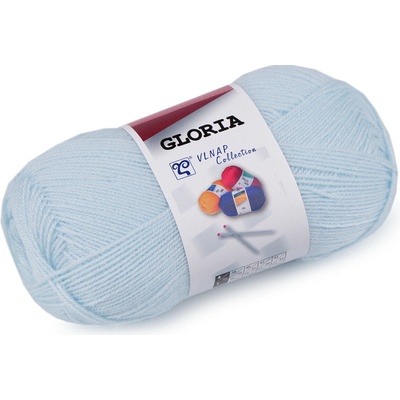 Pletací příze Gloria 50 g modrá jemná 1 ks
