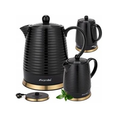 Ceramic kettle 1731 black 1.2 l 1200 w