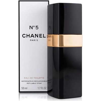 Chanel No. 5. rechargeable toaletná voda dámska 50 ml plniteľný flakón