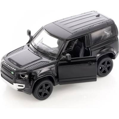 Kinsmart Метална количка Kinsmart - Land Rover Defender 90, 1: 36, черен (54094)