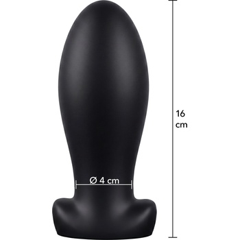 Hidden Desire Extreme Heavy Anal Stretcher Plug Black L