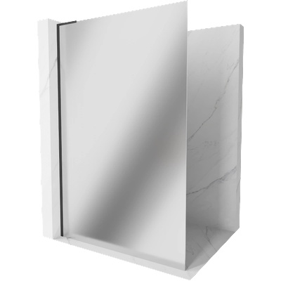 Mexen Kioto L душ стена Walk-in 70 x 200 см, огледало, черна - 800-070-103-70-50 (800-070-103-70-50)