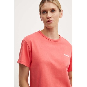APC A. P. C. Памучна тениска t-shirt boxy petit vpc (COHBQ.F26390)