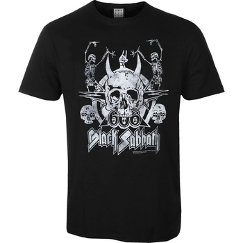 AMPLIFIED мъжка тениска black sabbath - dancing skulls - amplified - zav210sbd
