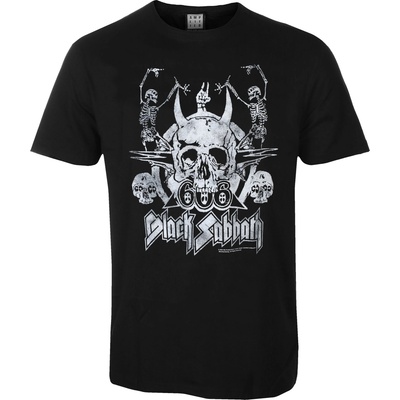 AMPLIFIED мъжка тениска black sabbath - dancing skulls - amplified - zav210sbd