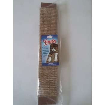 Miazoo Миазоо Fiesta - Драскалка за котки икономи 46 х 8 см, бежово, с котешка трева