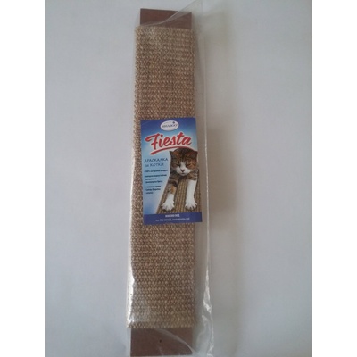 Miazoo Миазоо Fiesta - Драскалка за котки икономи 46 х 8 см, бежово, с котешка трева