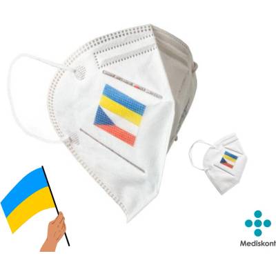 General Public Protection respirátor GPP2 FFP2 na pomoc Ukrajině 10 ks