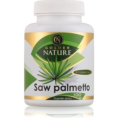 Golden Nature Saw Palmetto 45% mastných kyselin 100 kapslí