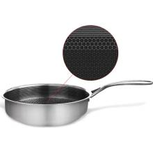 Hlboká panvica COOKCELL 26 cm – nerezová 3-vrstvová, nepriľnavá, indukcia