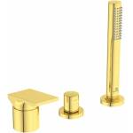 Ideal Standard Смесител за вана и душ Ideal Standard Atelier Extra, златист, с 3 елемента (BD517A2)