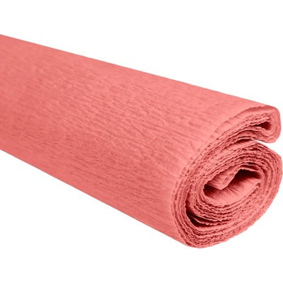 Krepový papier lososový ružový 0,5x2m C11 28 g/m2