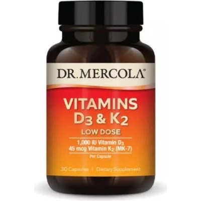 Dr. Mercola Vitamín D3 1000 IU + K2 30 kapsúl