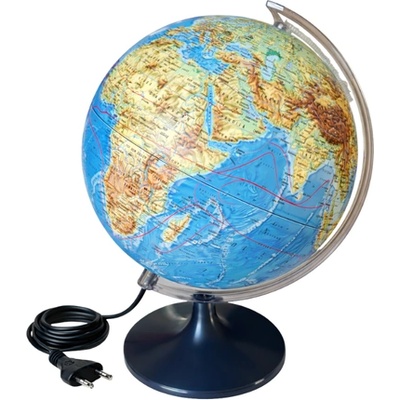 Belma Глобус на румънски език, 25 см - осветен Duo