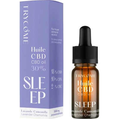 Trycome Sleep Broad Spectrum CBD olej 18 % CBN 10 % CBC 2 % 3000 mg 10 ml