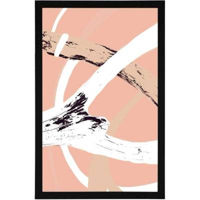 Plakát abstrakce větví - 40x60 silver