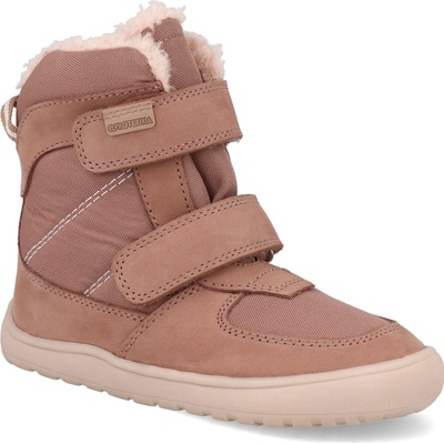 Dívčí zimní barefoot boty PRO-tex LORA old pink