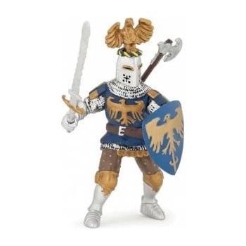 Papo Blue knight with eagle crested