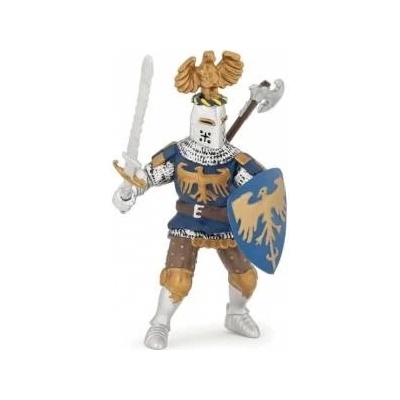 Papo Blue knight with eagle crested