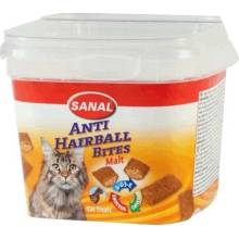 Sanal ANTI Hairball BITES plněný snack proti chomáčům 75 g
