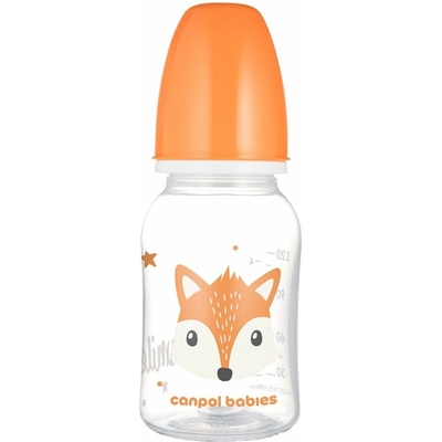 Canpol babies Lahev úzkohrdlá Cute Animals Liška 120 ml