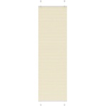 vidaXL Плисирана щора, кремава, 60x200 см, ширина на плата 59, 4 см, полиестер (4015305)