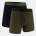 Under Armour Мъжки боксерки Under Armour 2pk 6In Tech 2 Mens Boxers - Green/Black