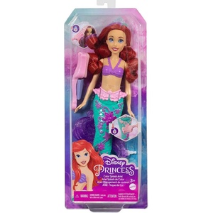 Mattel HLW00 Disney Princess Кукла Color Splash Ariel (HLW00)
