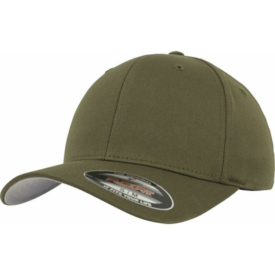 Flexfit 6277 olive 6 Panelová Flexfit Wooly Combed