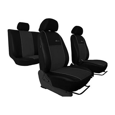 Autopoťah Pok-ter NISSAN MICRA 3 Dverová III (2003-2010) Exclusive Alcantara (Alcantara-koža) tmavošedo čierne